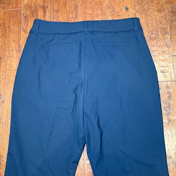 NWT J. Crew Crochet-Trimmed Pleated Trouser Item AQ778 Sz 14 Black - Picture 8 of 15